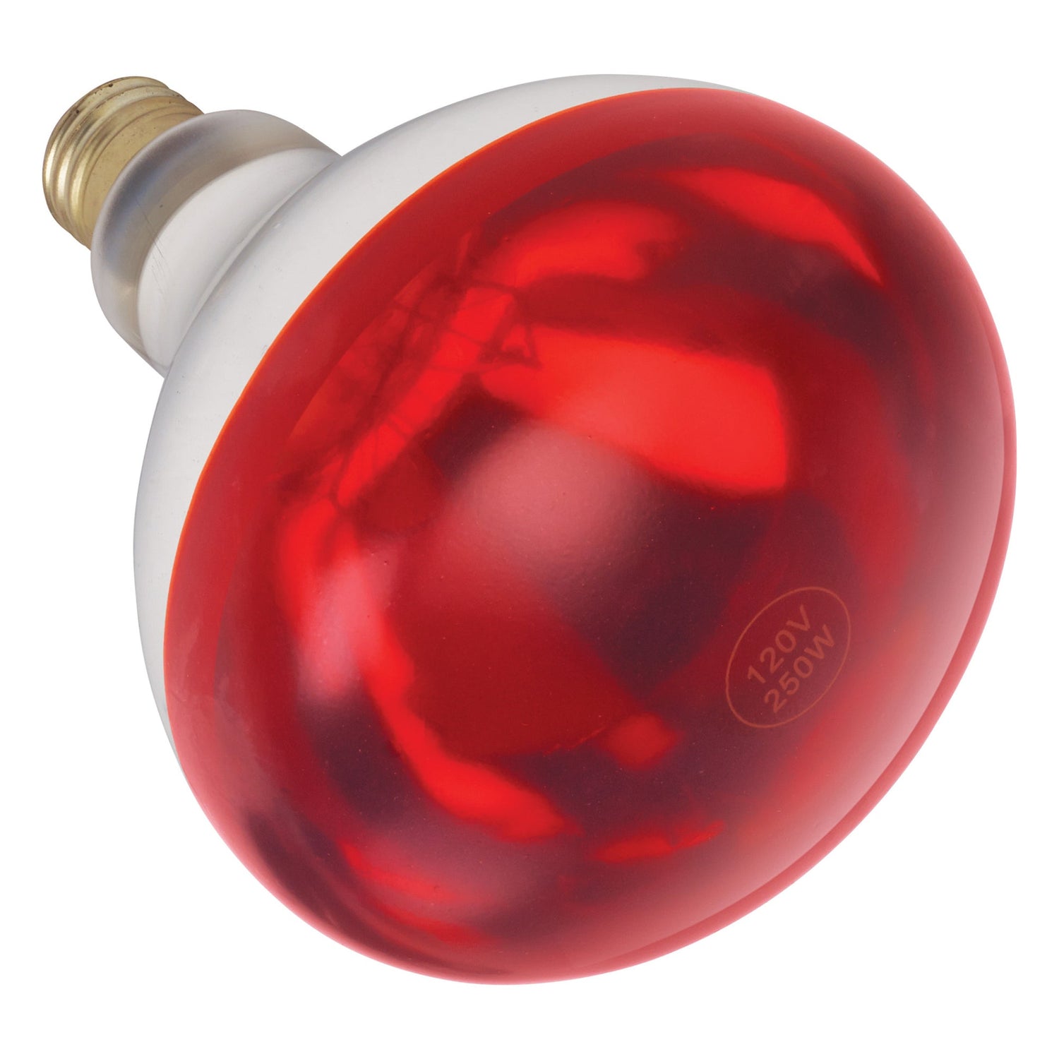 Winco EHL-BR - Shatter-Resistant Bulb, 250W, Red