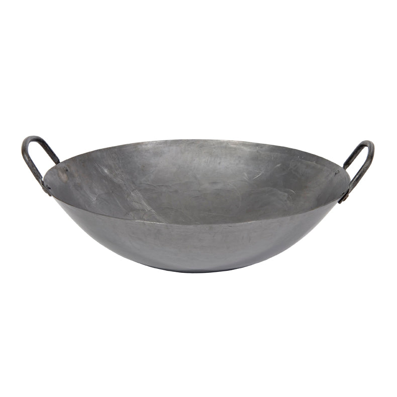 Town Food 34716 Hand Hammered Cantonese Wok - 16"