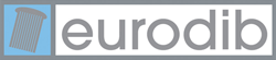 Eurodib Commercial Kitchen Equipment logo with various foodservice products like dish machines, ice makers, vacuum packaging machines, crepe makers, and mixers.