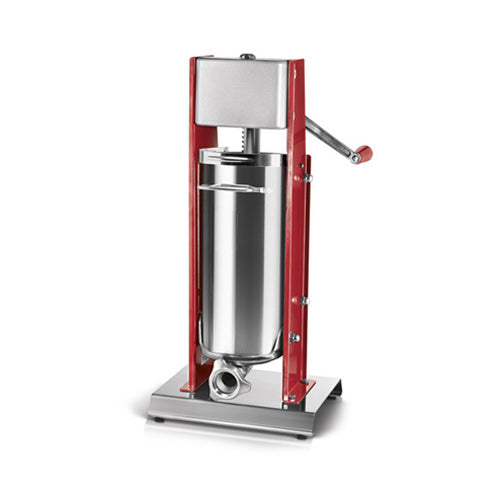 Sausage stuffer with various sizes and styles for homemade sausage making.