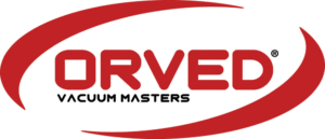 Orved Chamber Vacuum Machines in stainless steel for efficient vacuum packing.