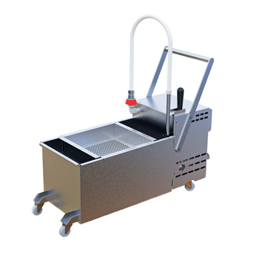 Oil filtering machine designed for purifying industrial oils and extending their lifespan.