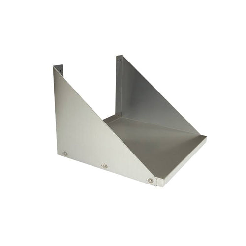 Microwave shelves for optimized kitchen storage, available in various designs and materials, easy to assemble, and space-saving.