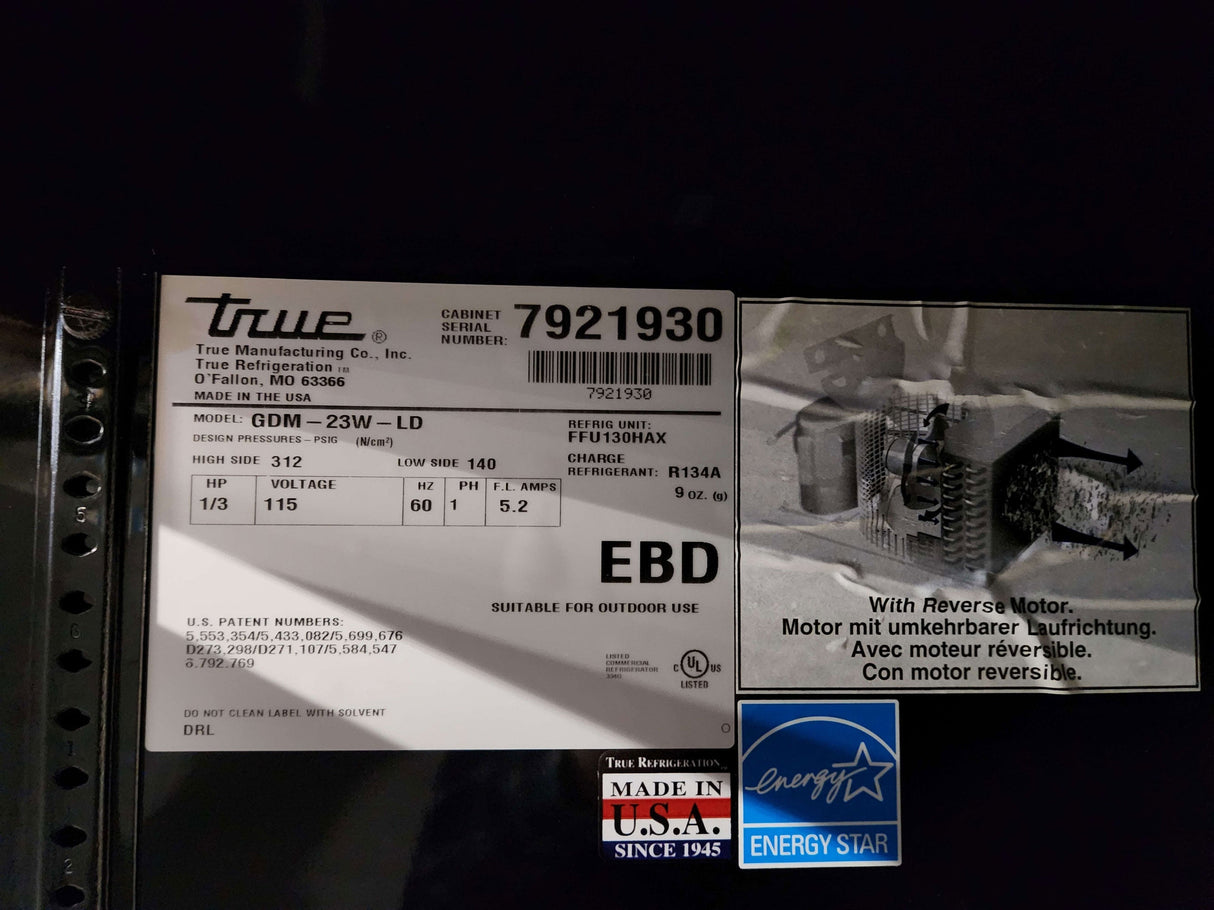 True GDM-23W-LD  Wine Refrigeration