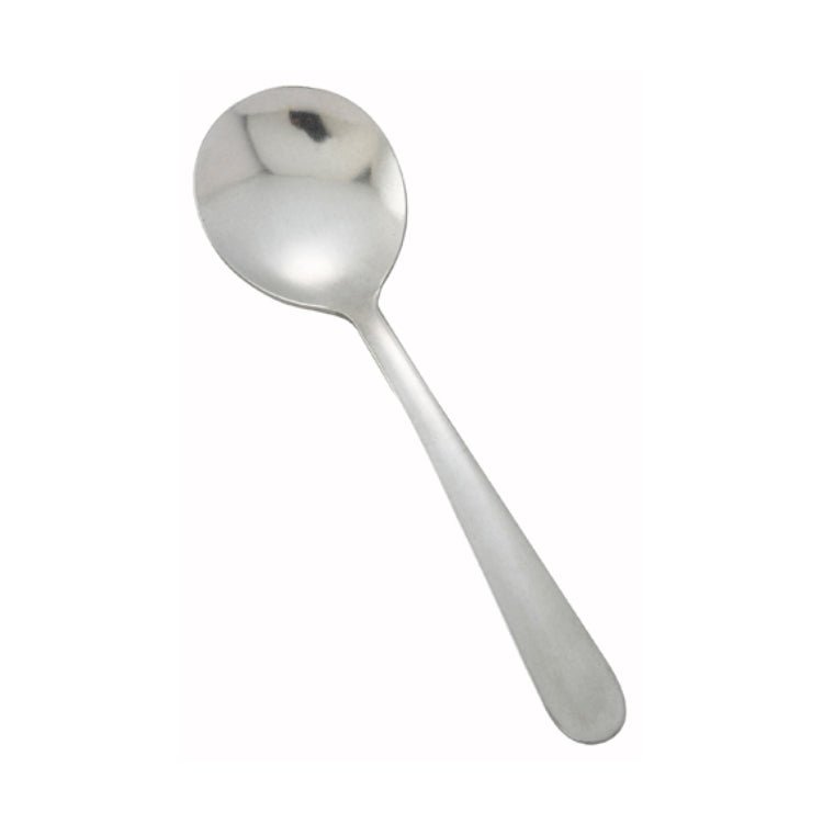 Winco Windsor Bouillon Spoon, 18/0 Heavyweight - 0012-04 - VRS Restaurant Equipment & Supply Store