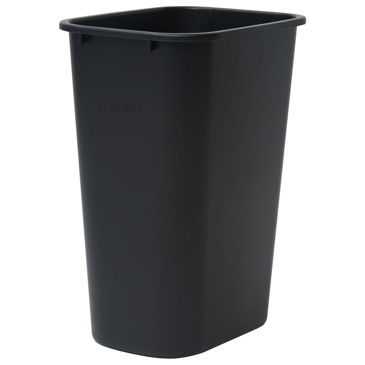 Winco PWR-41K - Waste Baskets - 41 Quart, Black