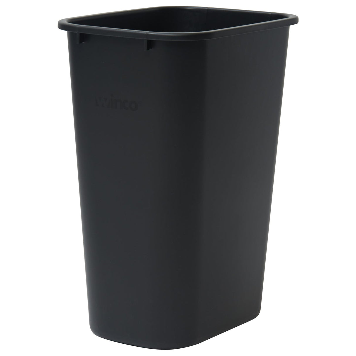 Winco PWR-41K - Waste Baskets - 41 Quart, Black