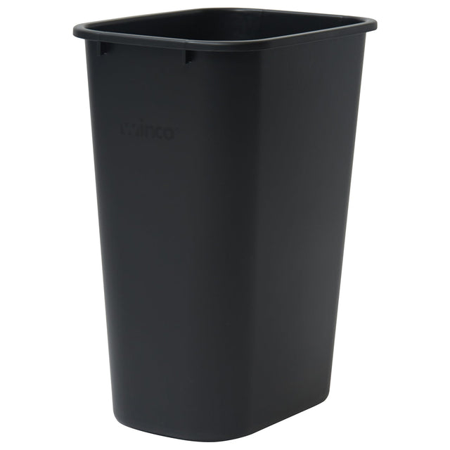 Winco PWR-41K - Waste Baskets - 41 Quart, Black
