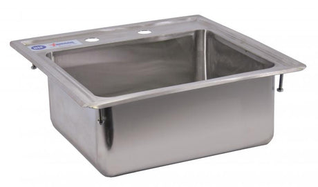 Omcan 39784 - 12.5″ x 10.25″ x 5.5″ Stainless Steel Single Drop in Sink with Self-Rimmed Edge