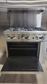 EFI RCTRS-6BN Oven Range - Natural Gas