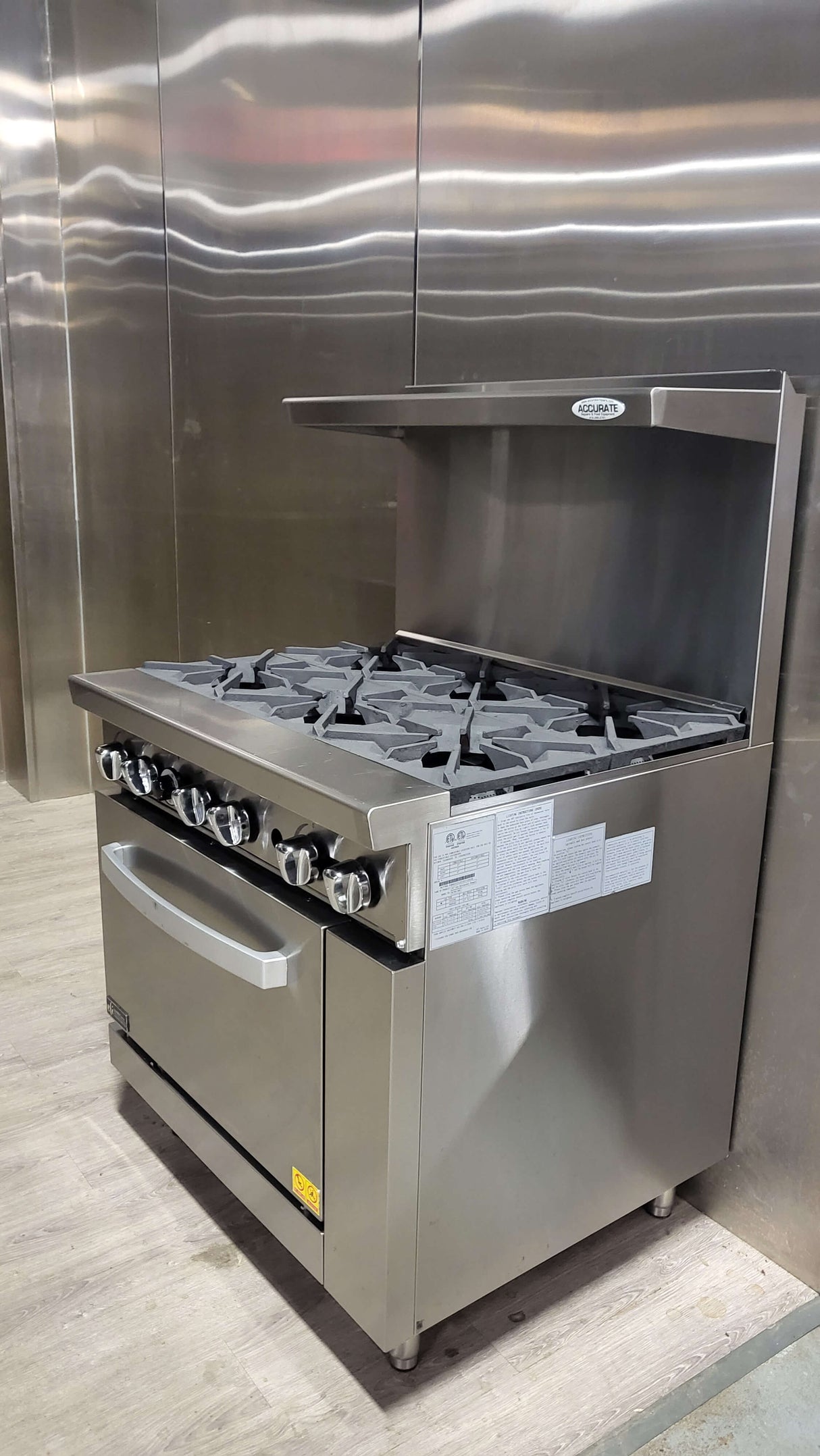 EFI RCTRS-6BN Oven Range - Natural Gas