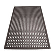 Winco RBM-35K - Rubber Floor Mats, Beveled Edge - Black