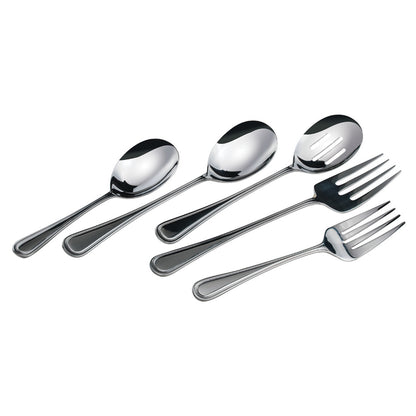 Winco 0030-23 - Shangarila Solid Serving Spoon, 18/8 Extra Heavyweight
