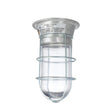 Component Hardware L55-1024-CSA - 100W Surface Mount CSA Approved Incandescent Hood Light With Clear Coated Tempered Glass Globe And Wire Guard