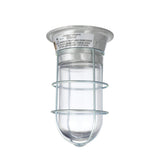 Component Hardware L55-1024-CSA - 100W Surface Mount CSA Approved Incandescent Hood Light With Clear Coated Tempered Glass Globe And Wire Guard