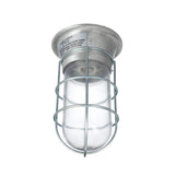 Component Hardware L55-1024-CSA - 100W Surface Mount CSA Approved Incandescent Hood Light With Clear Coated Tempered Glass Globe And Wire Guard