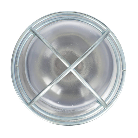 Component Hardware L55-1024-CSA - 100W Surface Mount CSA Approved Incandescent Hood Light With Clear Coated Tempered Glass Globe And Wire Guard