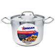 Omcan 80437 - 8 qt Stainless Steel Stock Pot with Lid
