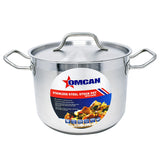 Omcan 80437 - 8 qt Stainless Steel Stock Pot with Lid