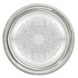 Winco CMT-14 - Chrome-Plated Serving Tray - Round, 14"