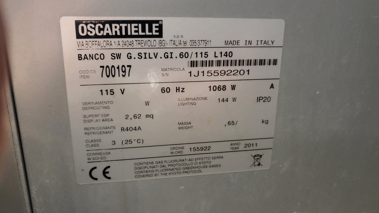 Oscartielle BANCO Refrigerated Case