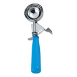 Omcan 34844 - 2 oz Ice Cream Disher with Blue Plastic Handle