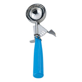 Omcan 34844 - 2 oz Ice Cream Disher with Blue Plastic Handle