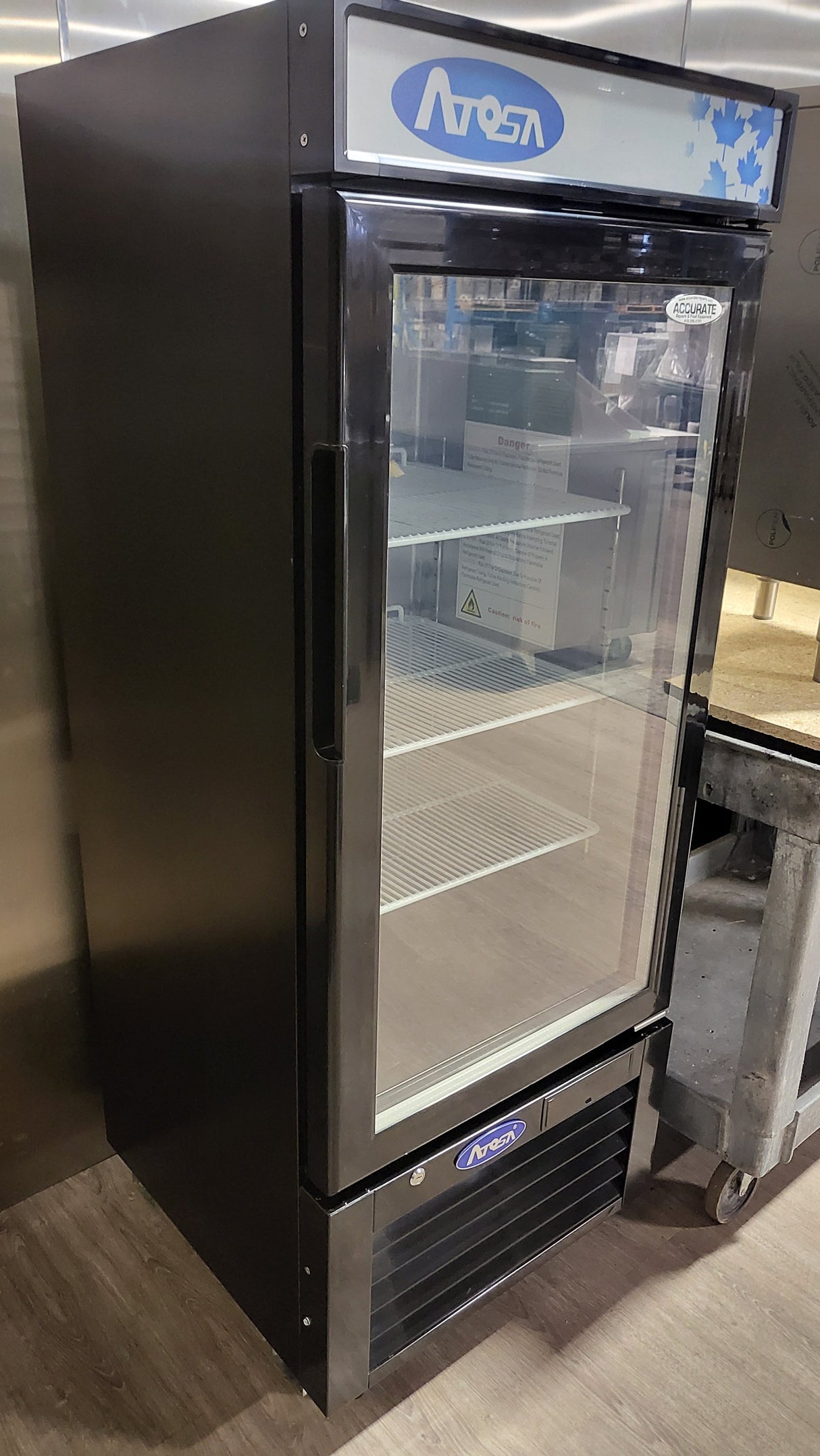 Atosa MCF8726GR Glass Door Refrigerator