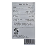 New Air NOM-40-S Open Air Refrigerated Display Merchandiser