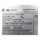 Gel Matic SC-EASY-1GR Ice Cream Machine