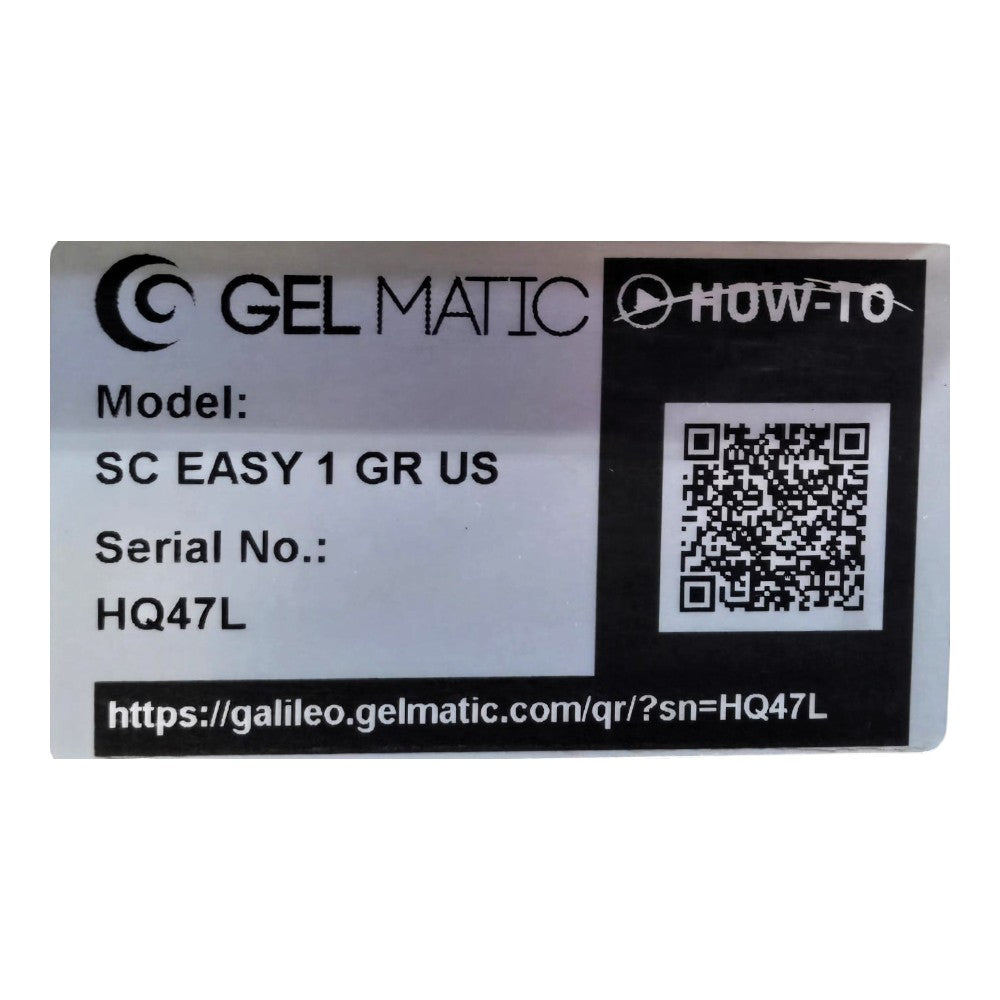 Gel Matic SC-EASY-1GR Ice Cream Machine