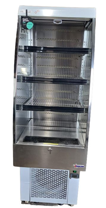 Omcan 27 inch RS-CN-0250 Open Refrigerated Floor Display Case