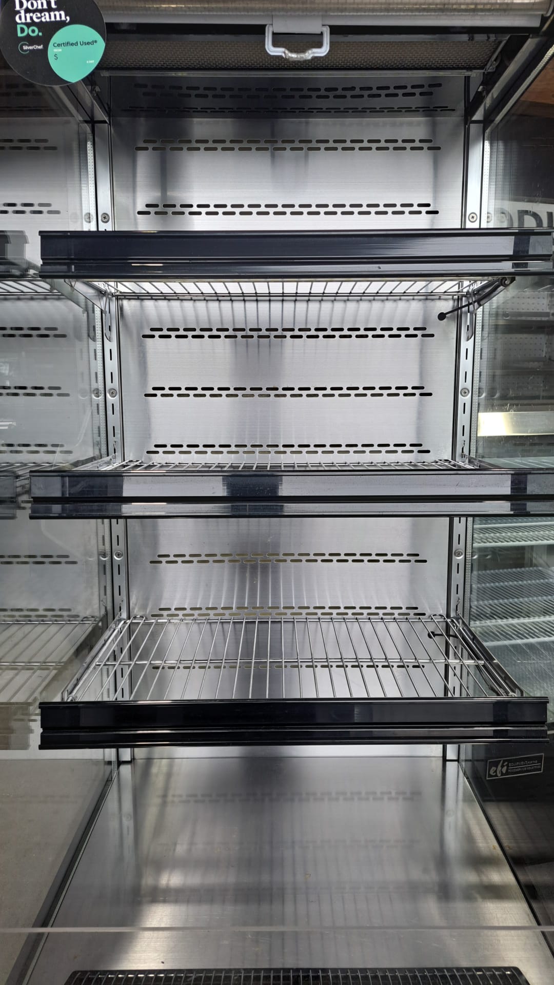 Omcan 27 inch RS-CN-0250 Open Refrigerated Floor Display Case