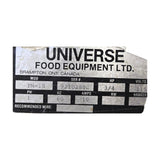 Universe TM-18 Dough Sheeter - Double Pass - 18 in