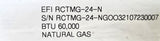 EFI RCTMG-24 Natural Gas