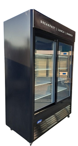 Atosa MCF8727GR Two Sliding Glass Door Refrigerator Merchandiser