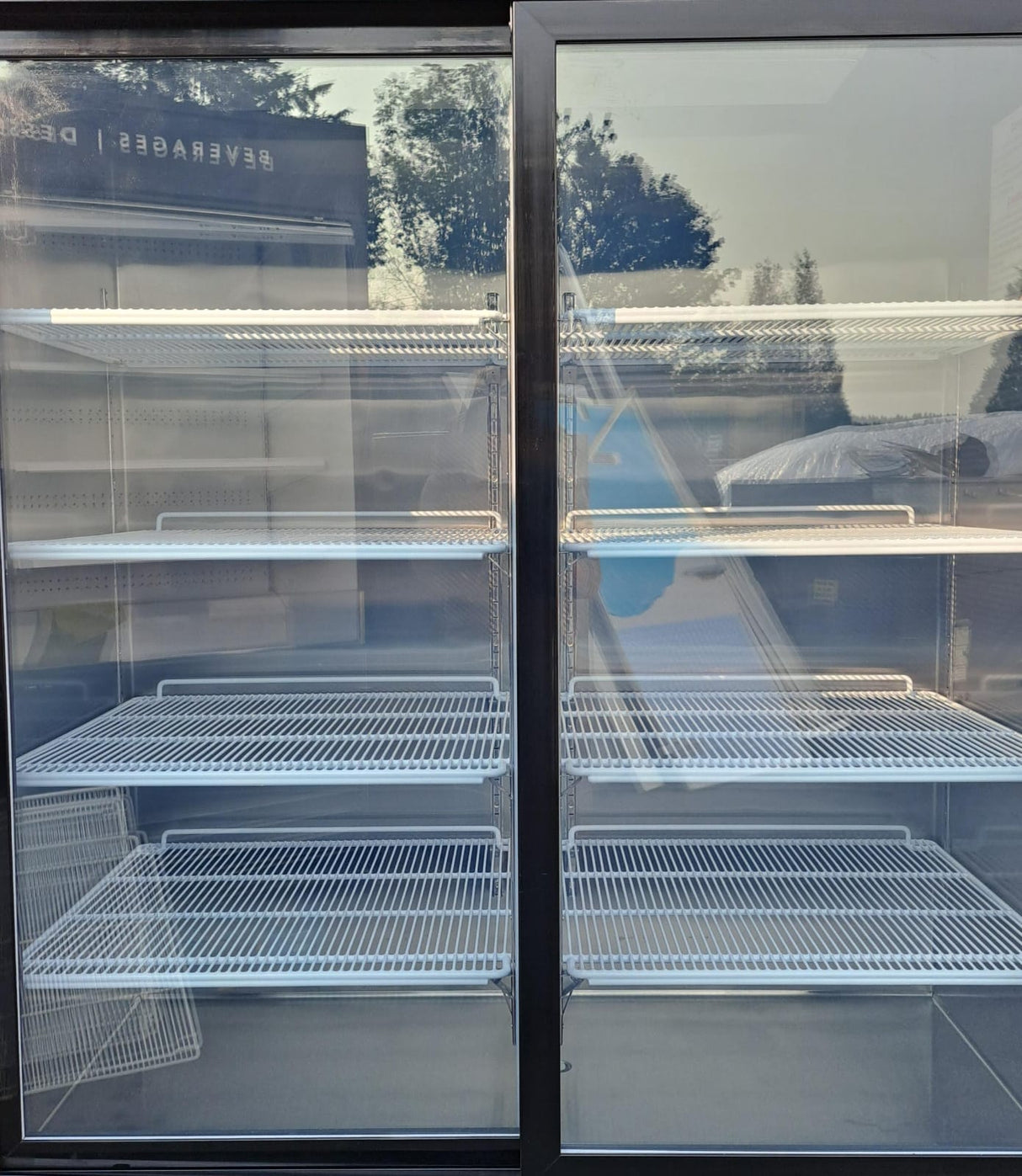 Atosa MCF8727GR Two Sliding Glass Door Refrigerator Merchandiser