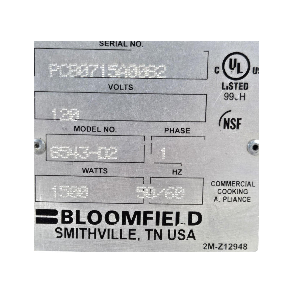 Bloomfield 8543-D2 Coffee Brewer