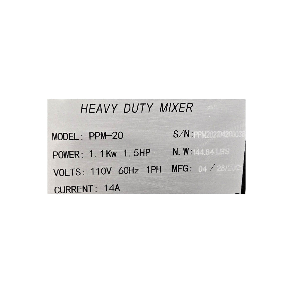 Atosa PPM-20 Heavy Duty Mixer