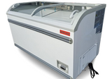 New Air NIF-56-CG 56in Curved Glass Island Freezer