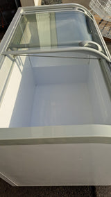 New Air NIF-56-CG 56in Curved Glass Island Freezer