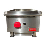 Omcan CE-CN-G15M Gas Griddle - 1 Burner - Natural Gas - Without Zinc Plated