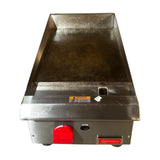 Omcan CE-CN-G15M Gas Griddle - 1 Burner - Natural Gas - Without Zinc Plated