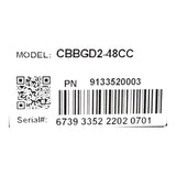EFI CBBGD2-48CC 2 Door Glass Back Bar Refrigerator