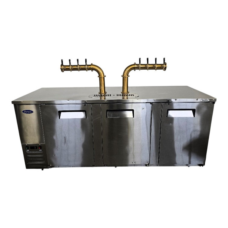 Atosa MKC90GR Keg Cooler with 2 Quad Tap Towers