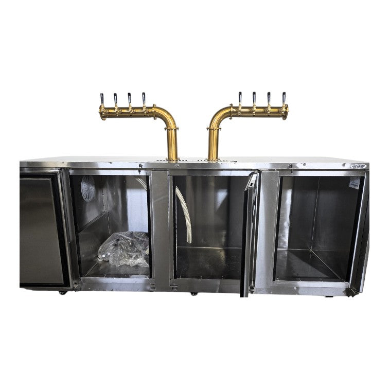 Atosa MKC90GR Keg Cooler with 2 Quad Tap Towers