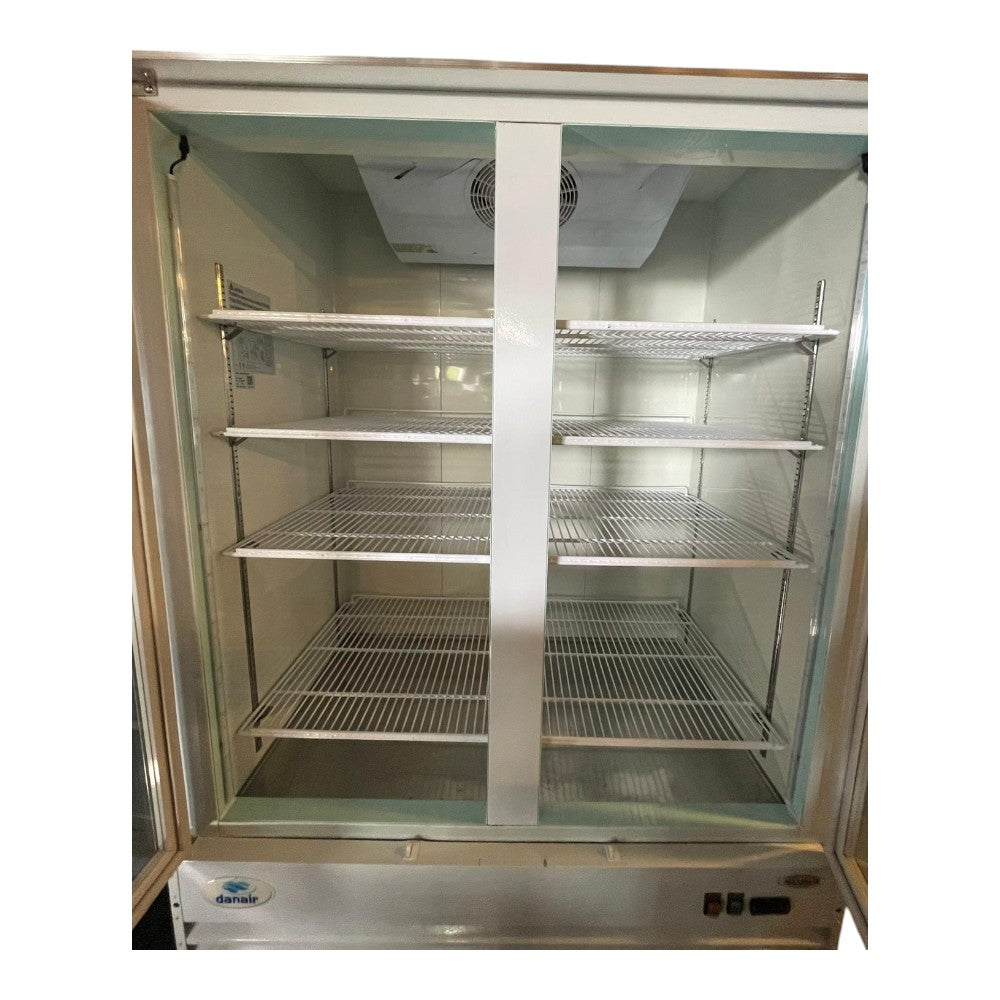 Danair NRG-2-GDF-54-HC 2 Glass Door Freezer - Cosmetic Damage