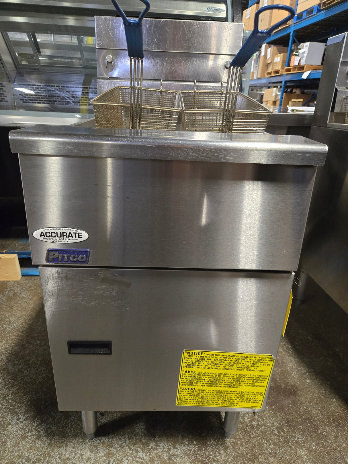 Pitco Natural Gas Floor Fryer SG18-S