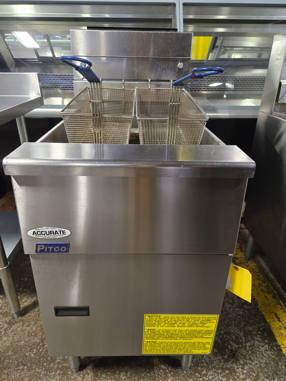 Pitco Natural Gas Floor Fryer SG18-S