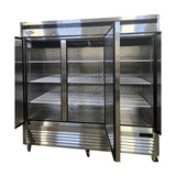 Atosa MBF8508GR Reach-in Refrigerator - 82in  - 3 Solid Door
